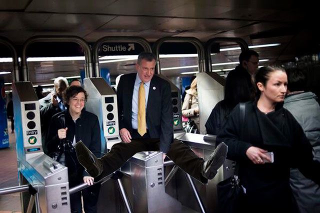 Mayor de Blasio wants the subway his way.